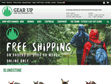 Tablet Screenshot of gear-up.com
